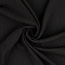 De Stoffenkamer Seersucker Viscose - uni black