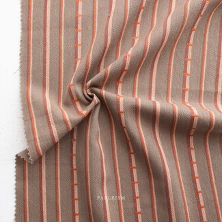 Fableism Woven Jacquard cotton - Monarch Grove Mushroom