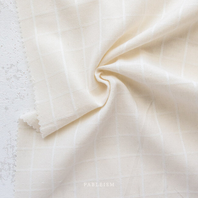 Fableism Woven Jacquard cotton - Trellis Sugar Cube