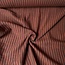 De Stoffenkamer Double Gauze Tetra double stripes brown rust