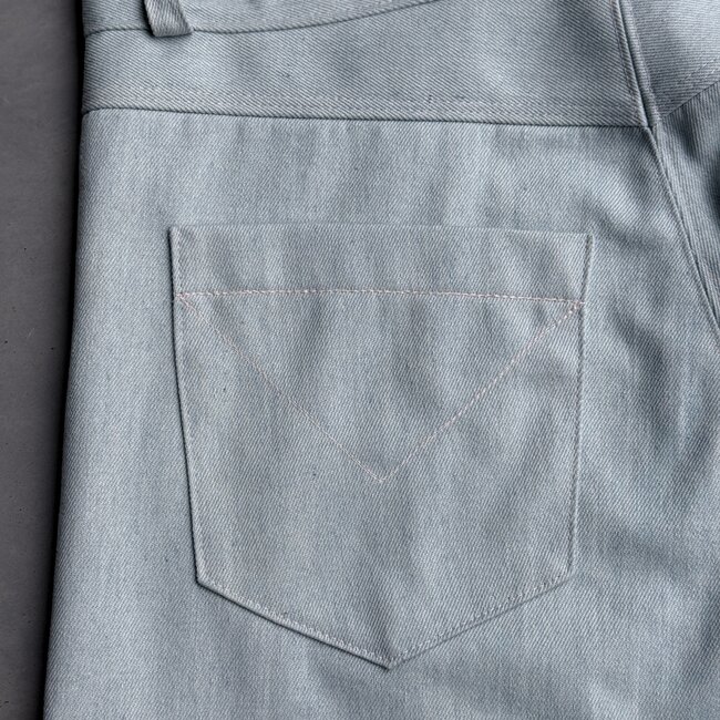 De Stoffenkamer Heavy Cotton Denim Jeans 12oz - light