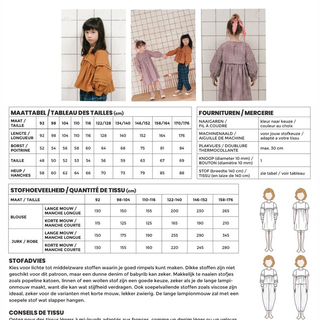 Notches Didi Blouse - Jurk