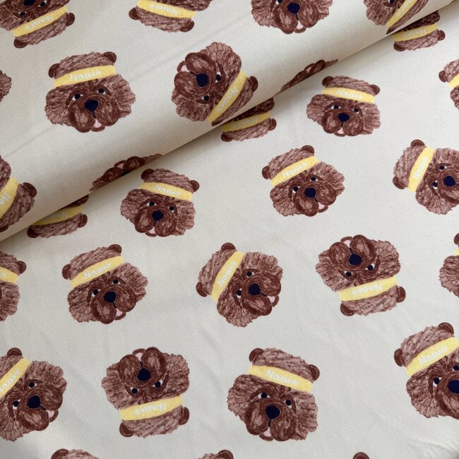 Capsule Fabrics Canvas Gabardine Twill - verjaardag - hondjes