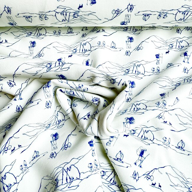 Capsule Fabrics French Terry - Mountaineers - Hikers