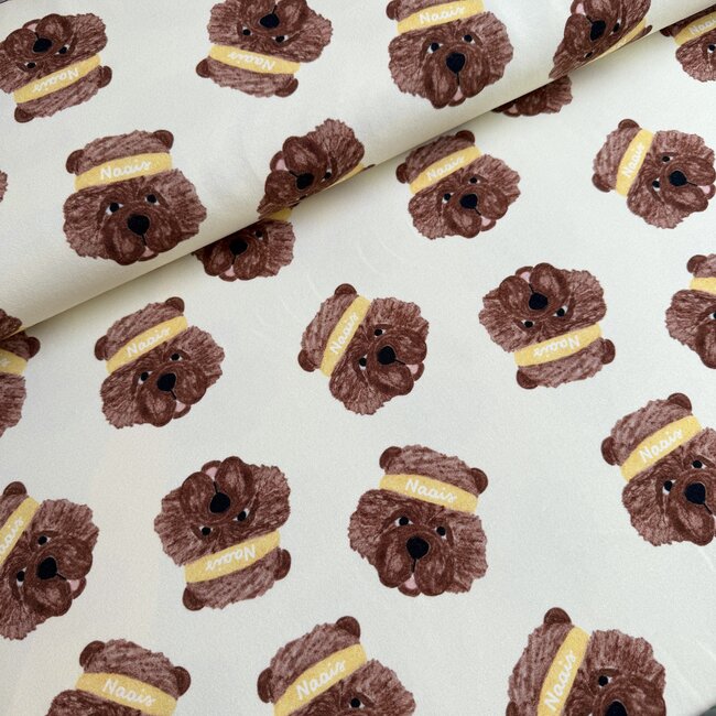 Capsule Fabrics French Terry - verjaardag - hondjes