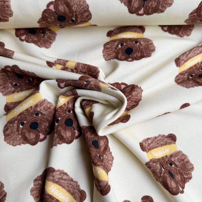 Capsule Fabrics French Terry - verjaardag - hondjes