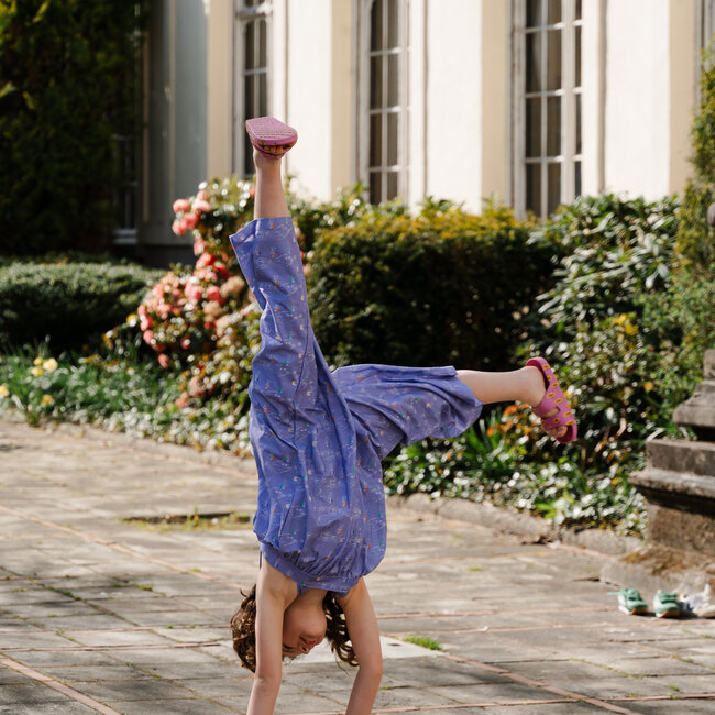 Capsule Fabrics Cotton Poplin - mountaineers - hikers lilac