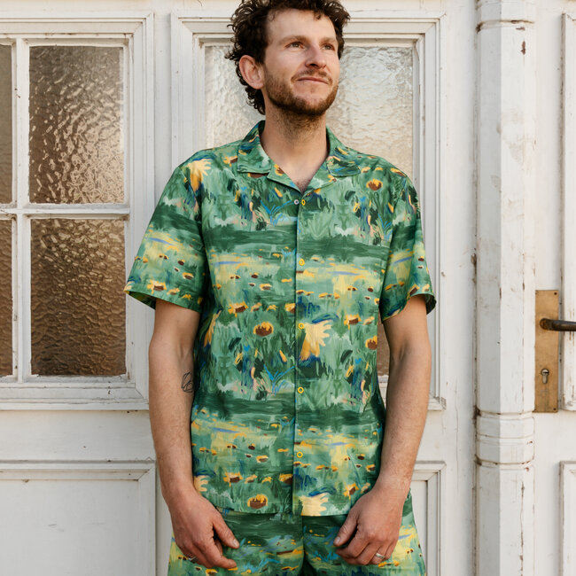 Capsule Fabrics Cotton Poplin - verjaardag - sunflowers