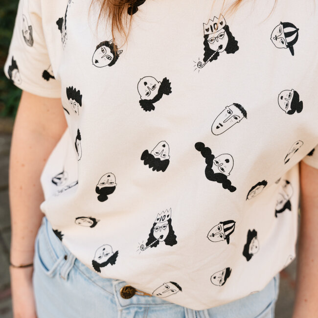 Capsule Fabrics French Terry - verjaardag - heads