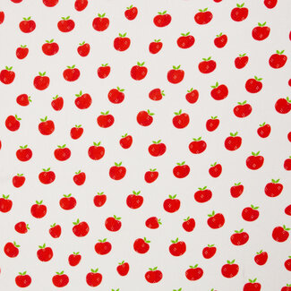 Ajour Tricot Pointelle fruit - apple