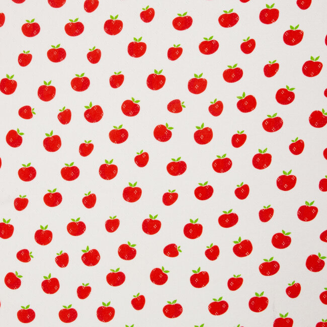 Ajour Tricot Pointelle fruit - apple