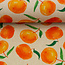 De Stoffenkamer Stevige katoen  Canvas fruit - oranges