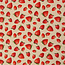 De Stoffenkamer Stevige katoen  Canvas fruit - strawberry