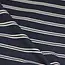MeterMeter COUPON - 65 cm - Derby Tencel Ribbed Jersey -  stripes dark navy