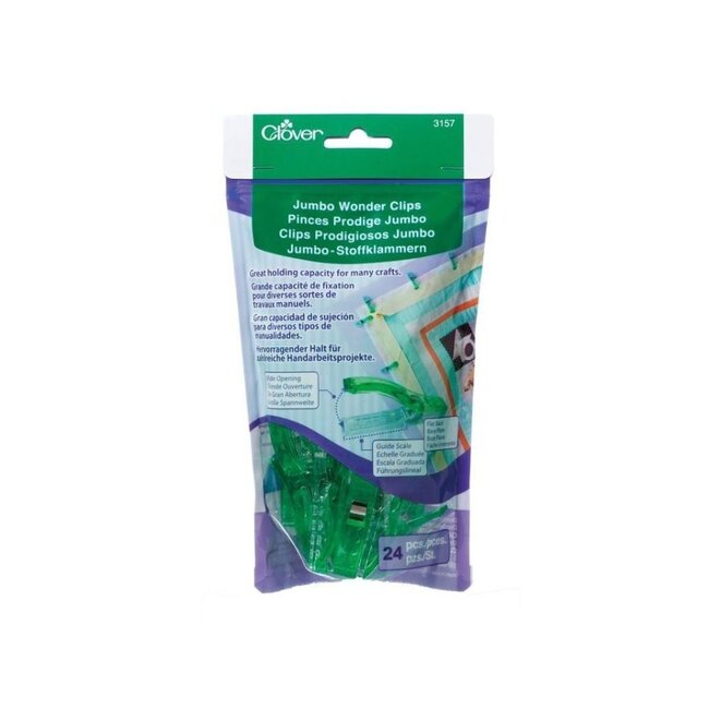 Clover Jumbo Wonder clips Clover - wonderclips 24stuks