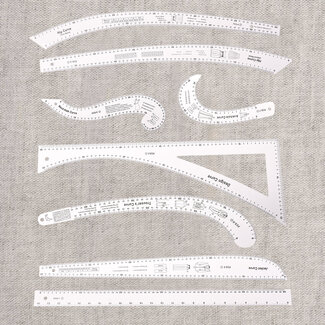 Set kleermakerslatten (8-delig)