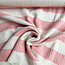 De Stoffenkamer Double Gauze Tetra maxi stripes - coral