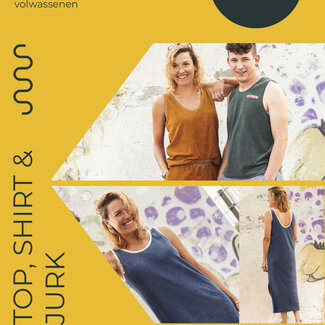 WISJ Papieren patroon MARCEL top / jurk