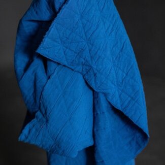 merchant&mills Jacquard Cotton Quilt - Blue Pop