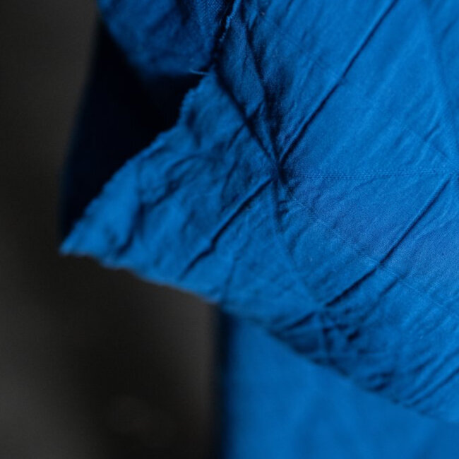 merchant&mills Jacquard Cotton Quilt - Blue Pop