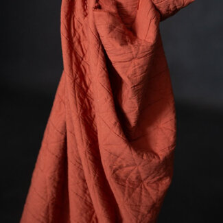 merchant&mills Jacquard Cotton Quilt - orange spritz