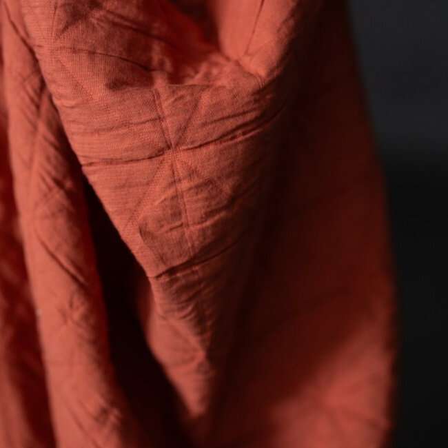 merchant&mills Jacquard Cotton Quilt - orange spritz