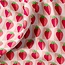 Gelamineerde katoen - strawberries pink