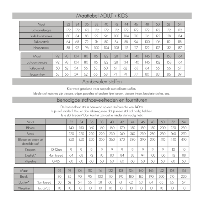 Bel’Etoile Kiki set dames (+gratis kinderbroek)