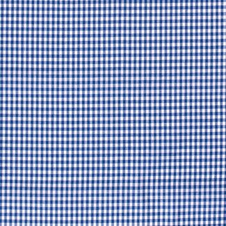 De Stoffenkamer Cotton Poplin mini vichy royal