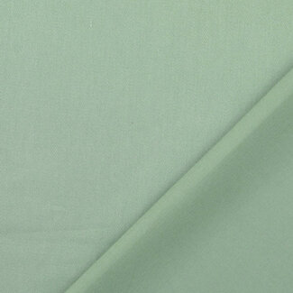 De Stoffenkamer Canvas Gabardine old mint