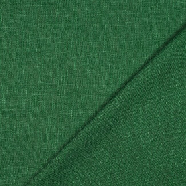 De Stoffenkamer Washed Linen uni - grass