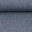 De Stoffenkamer Cotton Denim mini Stripes - dark blue