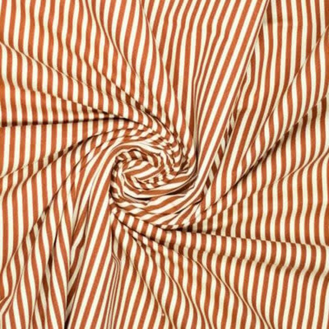 Fibre Mood Cotton - Stripes caramel ecru