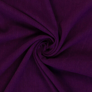 De Stoffenkamer Linen Mix plum