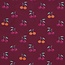 Tricot oeko-tex - glitter cherry