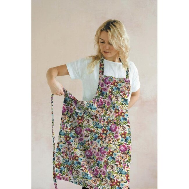 De Stoffenkamer Stevig Canvas katoen bright flowers