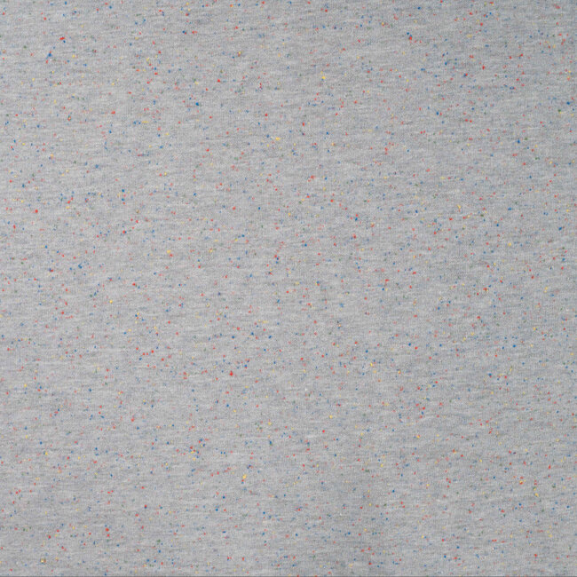French Terry Sweater - grey spikkels multi
