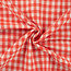Fibre Mood Seersucker Cotton vichy Checks red 1cm