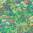 De Stoffenkamer Canvas cotton - painted flowerfield