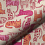De Stoffenkamer Canvas cotton - cats pink tones