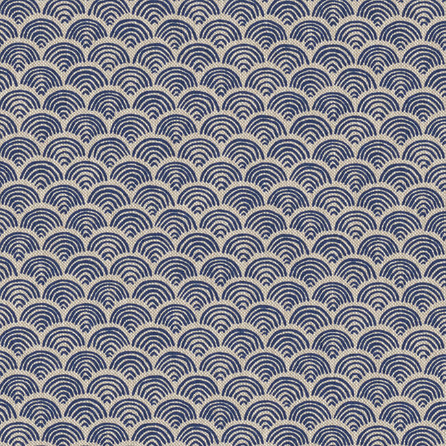 De Stoffenkamer Canvas cotton - fans blue