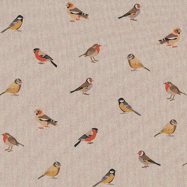 De Stoffenkamer Canvas cotton - garden birds
