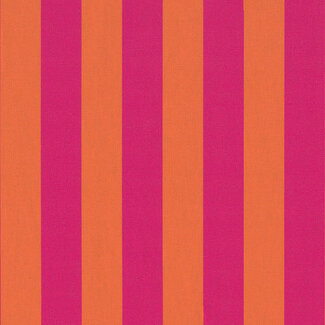 De Stoffenkamer Canvas cotton - soft watercolour stripes