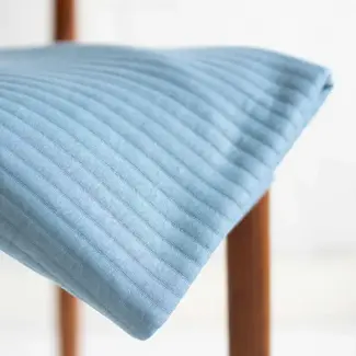 MeterMeter Alley Cotton Quilt Sweat - faded blue