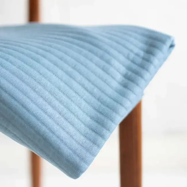 MeterMeter Alley Cotton Quilt Sweat - faded blue