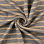 Soft viscose Knit - stripes grey