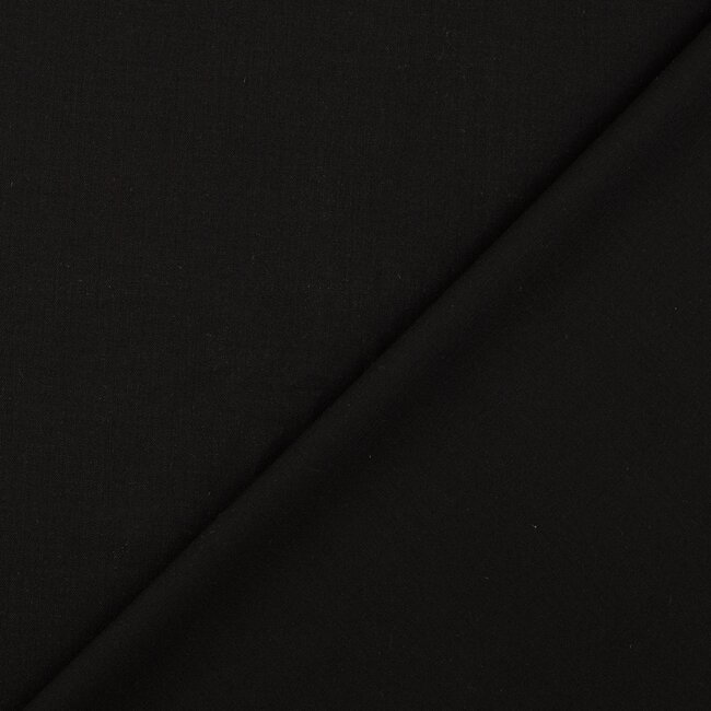 Fibre Mood Wol Twill Pantalon - black