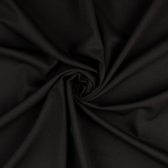 Fibre Mood Wol Twill Pantalon - black