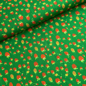 Windham Cotton green strawberries