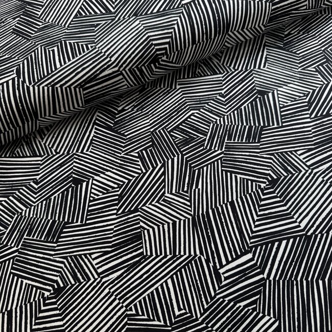 Cloud 9 Canvas Cotton collective - geo black